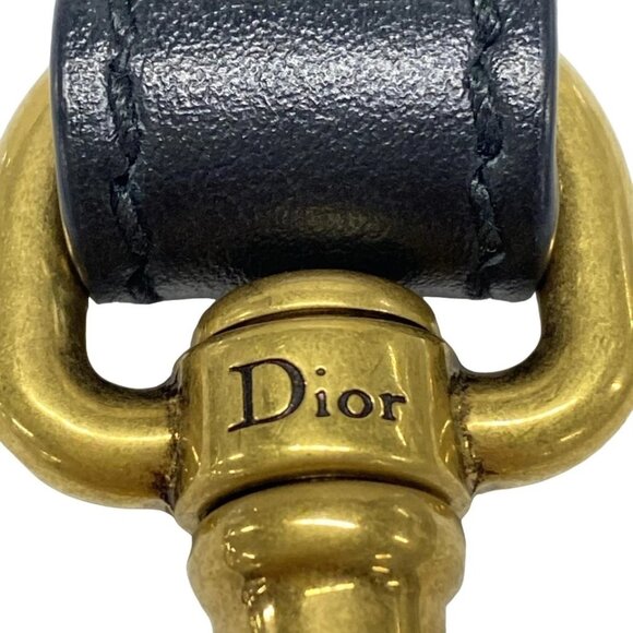 DIOR/ChristianDior - White Black Multi Jacquard Leather 17 772-063025 - Picture 6 of 6